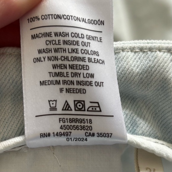 FAVORITE DAUGHTER The Taylor Low Rise Trousers Sierra Size 24 Trendy Effortless - Picture 6 of 10